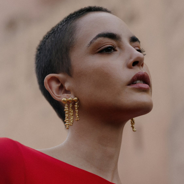 Show details for Molten Cascade Earrings Picture of Molten Cascade Earrings