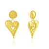 Picture of Textured Heart Dangle Earrings
