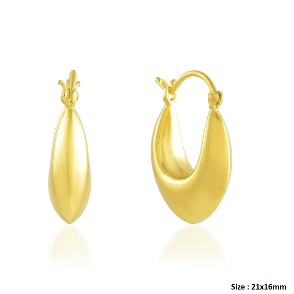 Picture of Teardrop Huggie Hoops