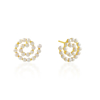 Picture of Spiral Round Beaded Studs