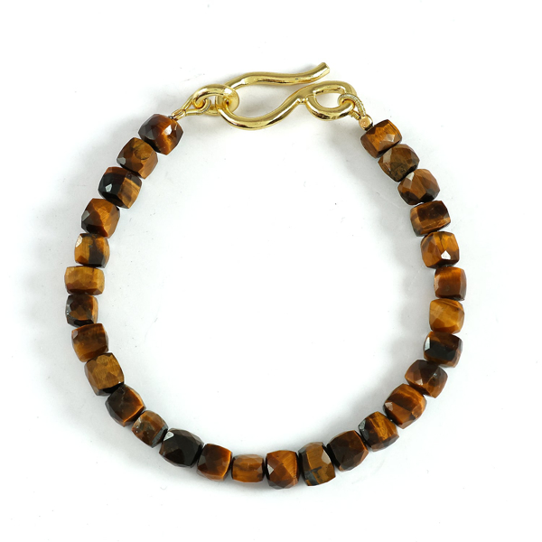 Picture of Faceted Cube Beads Bracelet