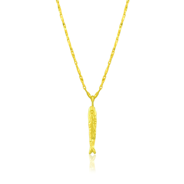 Picture of Ancient Fish Pendant Necklace