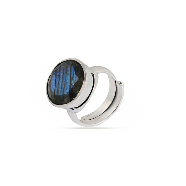 Picture of Cocktail Faceted Adjustable Ring