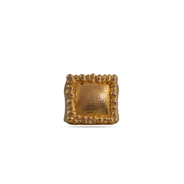 Picture of Beaded Border Square Signet Ring