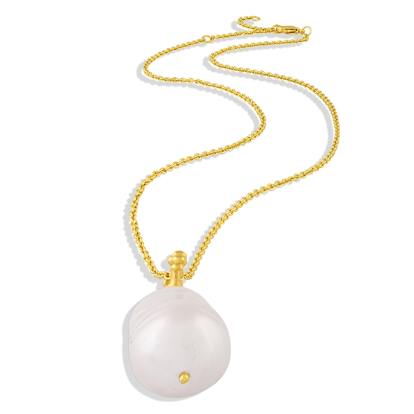 Picture of Freeform Elongated Pendant Necklace