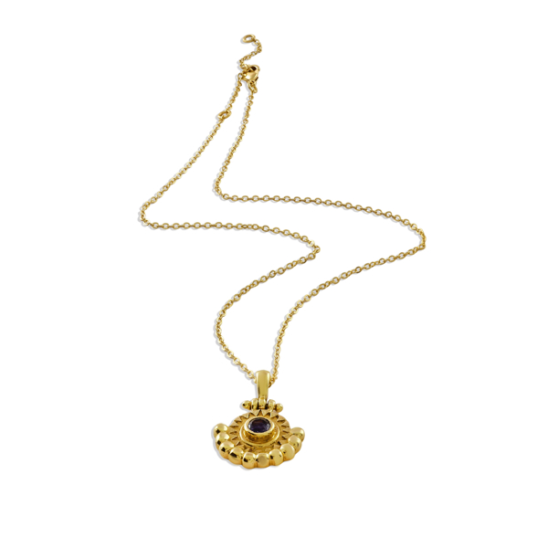 Picture of Sunburst Beaded Pendant Necklace