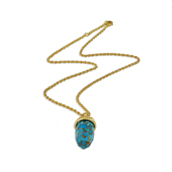 Picture of Capped Bullet Pendant Necklace